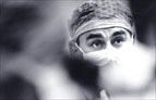 surgeon with mask