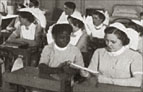 nurses in classroom 1954